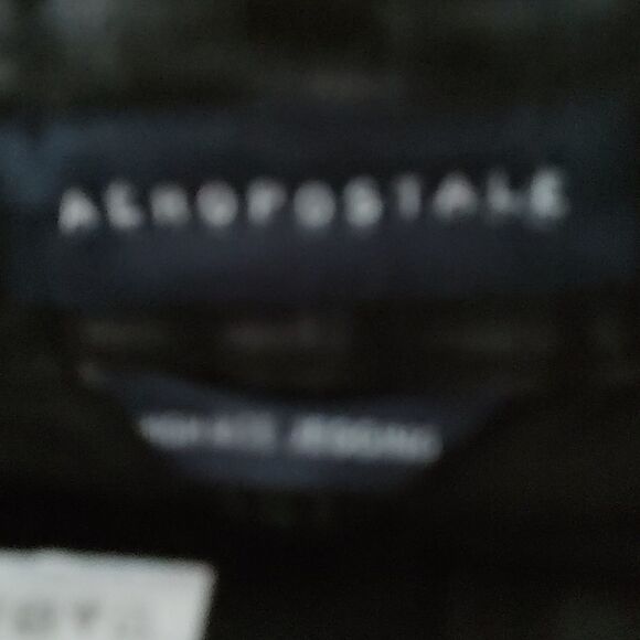 Aeropostale black distressed high rise jegging Sz  8 Short - Picture 10 of 11